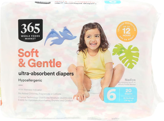 365 By Whole Foods Market, Size 6 Diapers, 20 Count