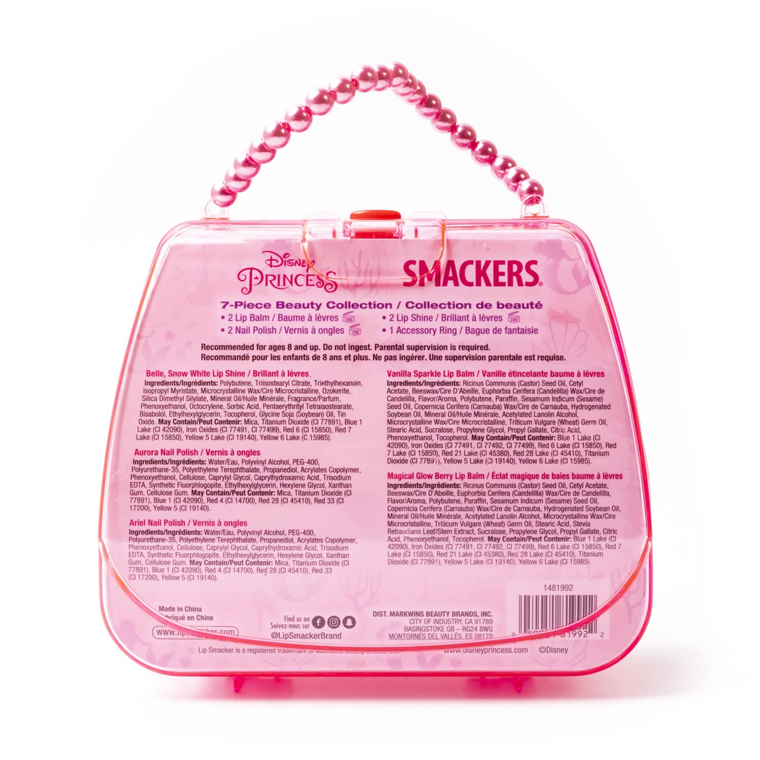 Lip Smacker Disney Princess Tote : Beauty & Personal Care