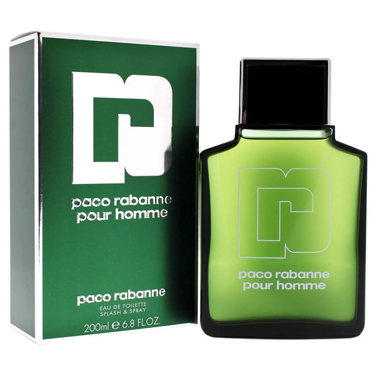 Paco Rabanne Pour Homme - Perfume For Men - Aromatic Fougere Fragrance - Open With Notes Of Rosemary And Clary Sage - Blended With Brazilian Rosewood And Lavender - Eau De Toilette Spray - 1.7 Oz