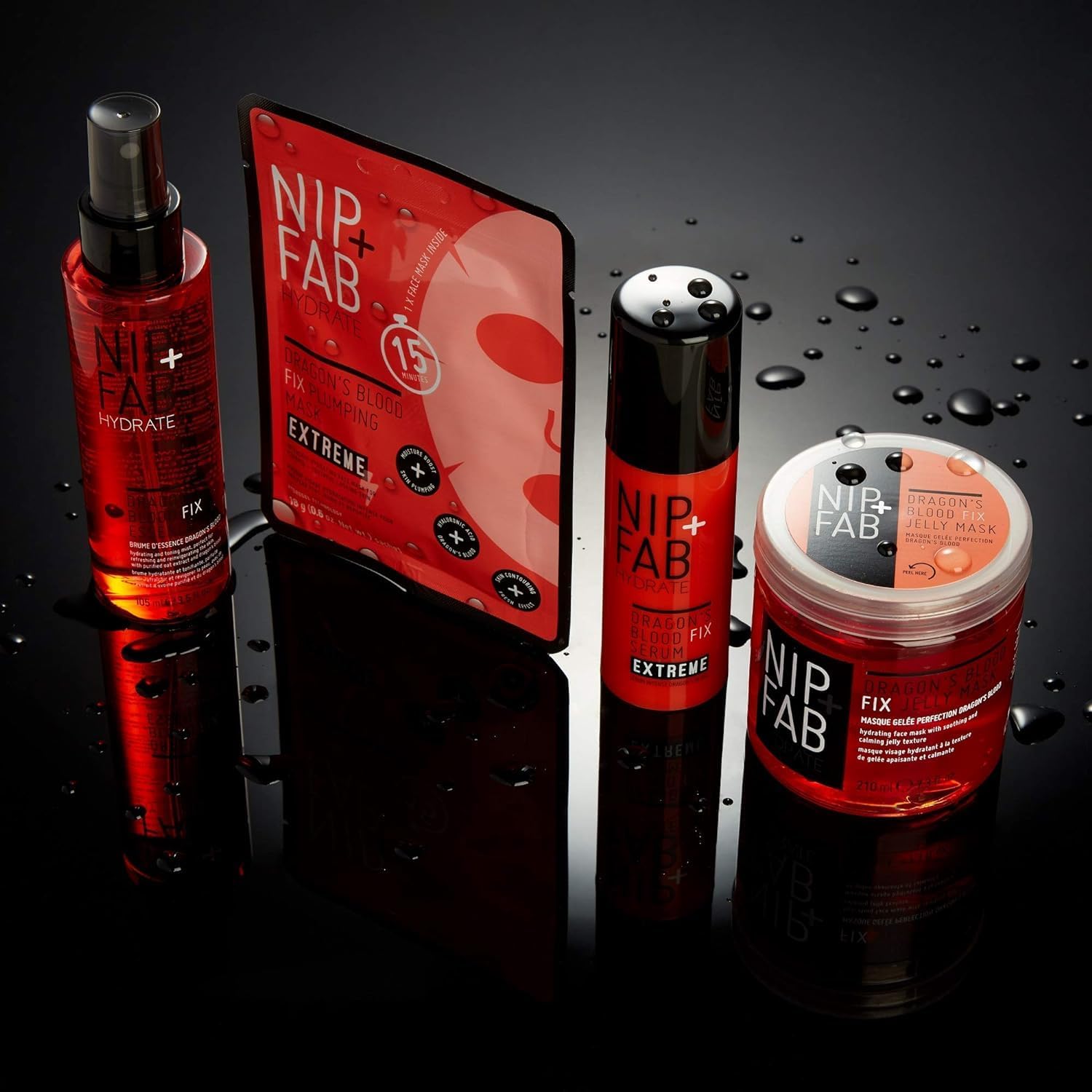 Nip + Fab Dragon’s Blood Fix Plumping Serum for Face with Hyaluronic Acid, Pro-Age Serum, Hydrating, Moisturizing for Fine Lines and Wrinkles, 50 ml (Pack of 2) : Amazon.co.uk: Beauty