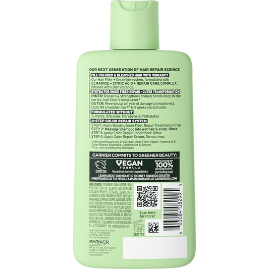 Garnier Fructis Hair Filler Color Repair Shampoo with Ceramide, 10.1 FL OZ, 1 Count