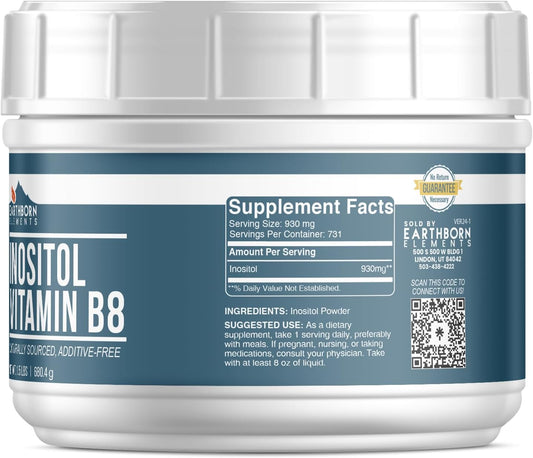 Earthborn Elements Inositol (1.5 Lb), Vitamin B8, Always Pure