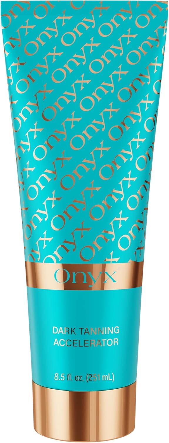 Onyx Intense Tanning Accelerator Sunbed Cream | Rapid Dark Tan Enhancer For Indoor & Outdoor Tanning | Streak-Free & Long-Lasting Hydration | Deep Conditioning Formula For Smooth, Golden Skin