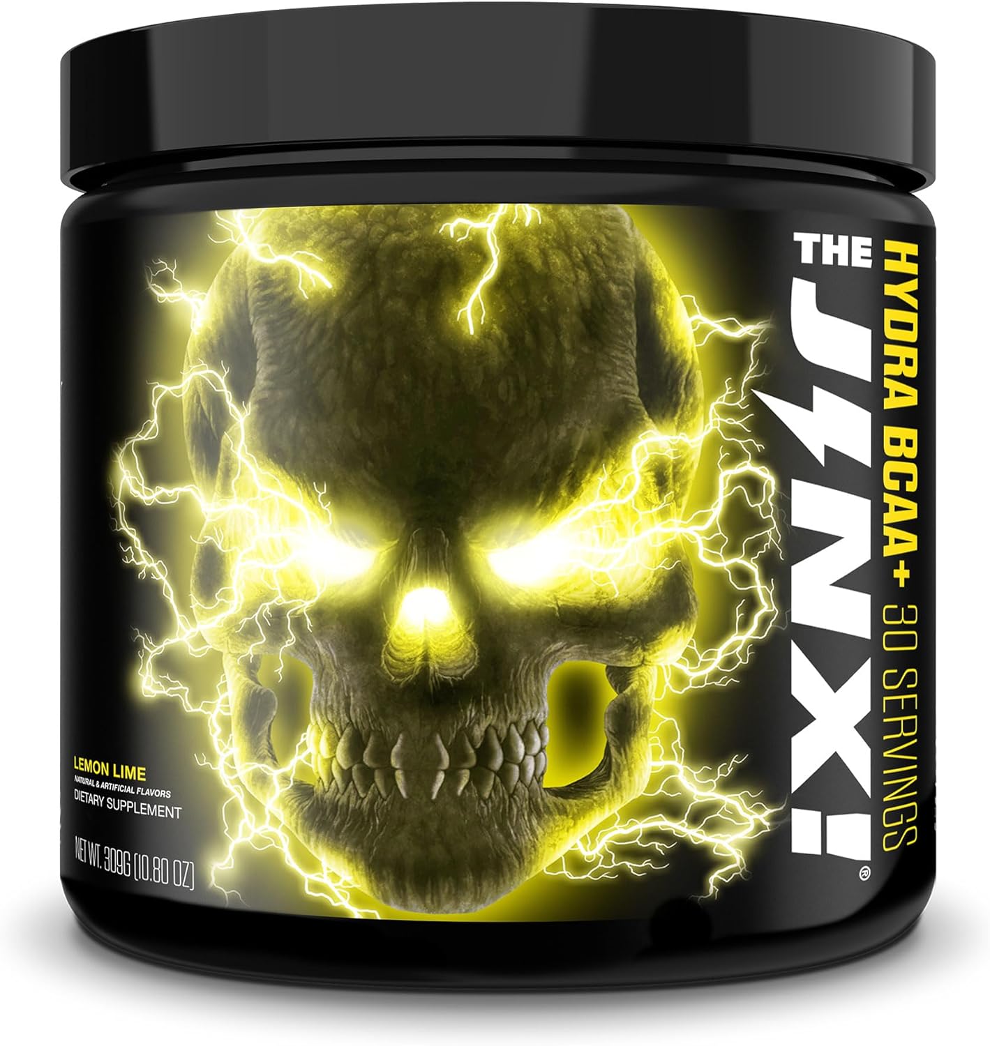 Jnx Sports The Jinx! Hydra Bcaa+ Post Workout Recovery Drink - Hydration With Electrolytes For Men & Women - 30 Serving, Lemon Lime