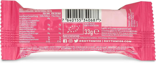 Rhythm 108 Vegan Almond & Sea Salt With Creamy Swiss Chocolate Bar, 33G