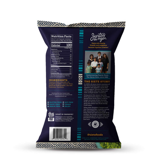 Siete Fuego Grain Free Tortilla Chips, 4 Oz