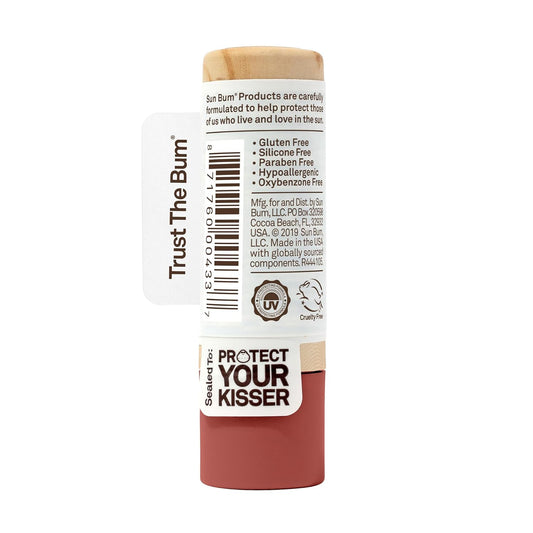 Sun Bum Tinted Lip Balm Nude Beach | Spf 15 | Uva / Uvb Broad Spectrum Protection | Sensitive Skin Safe | Hypoallergenic, Paraben Free | Ozybenzone Free | 0.15 Oz