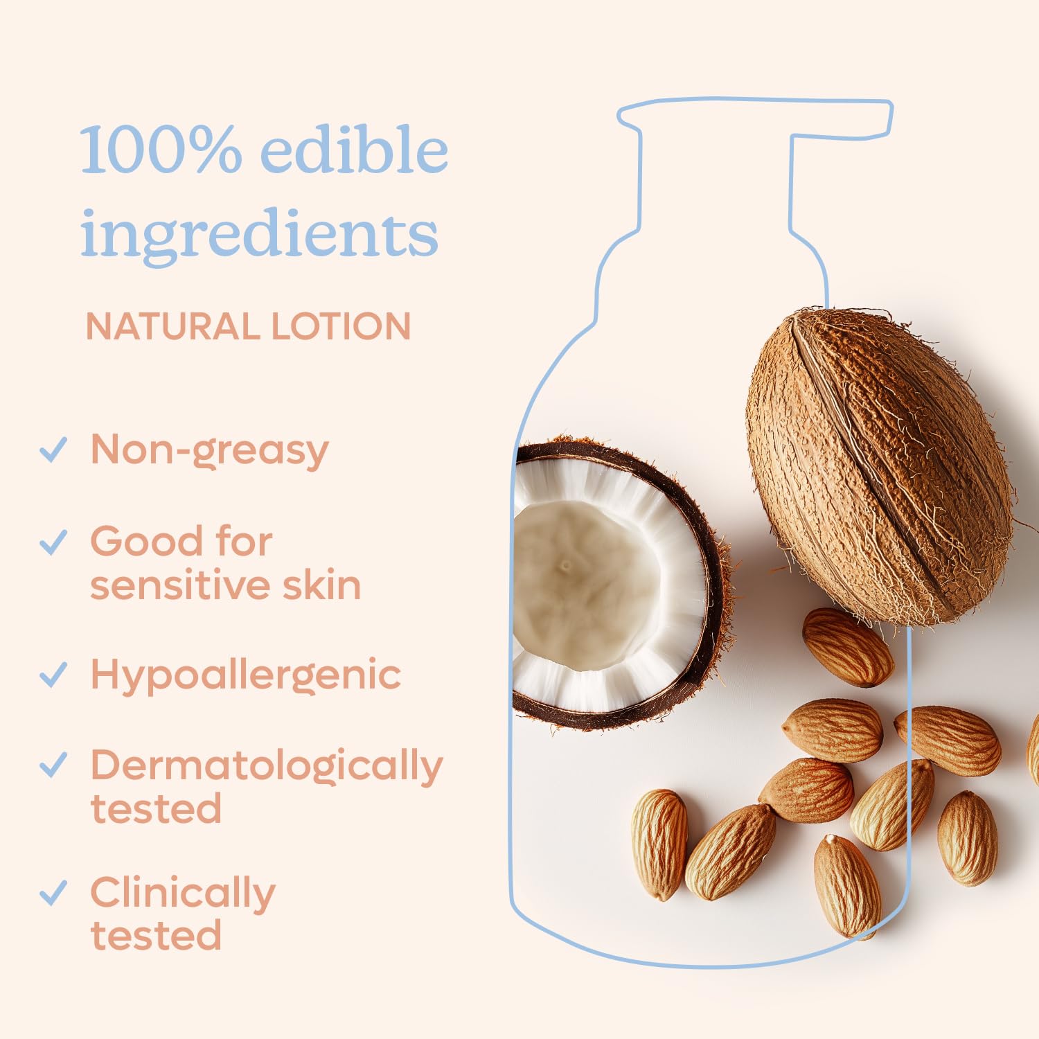 Organic Baby Lotion - 100% Edible Ingredients - The Safest All Natural Baby Moisturizer For Newborn Dry And Sensitive Skin - Non Toxic - Eczema (Varying Packs)