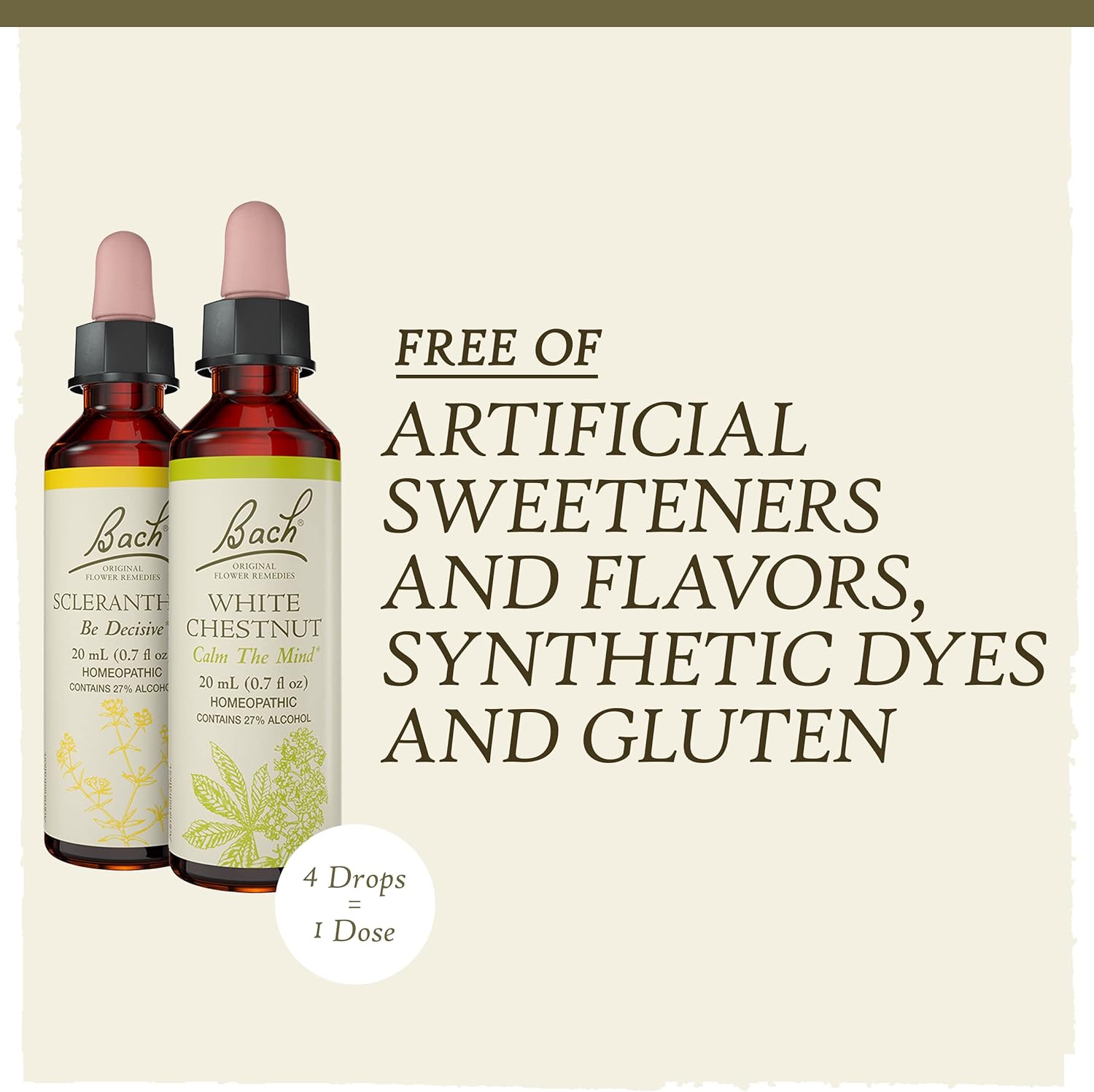 Bach Original Flower Remedies, Clarity of Mind Kit, For Focus and Mindfulness, Natural Homeopathic Flower Essence, Holistic Wellness, Vegan, 3 x 20mL Droppers : Health & Household