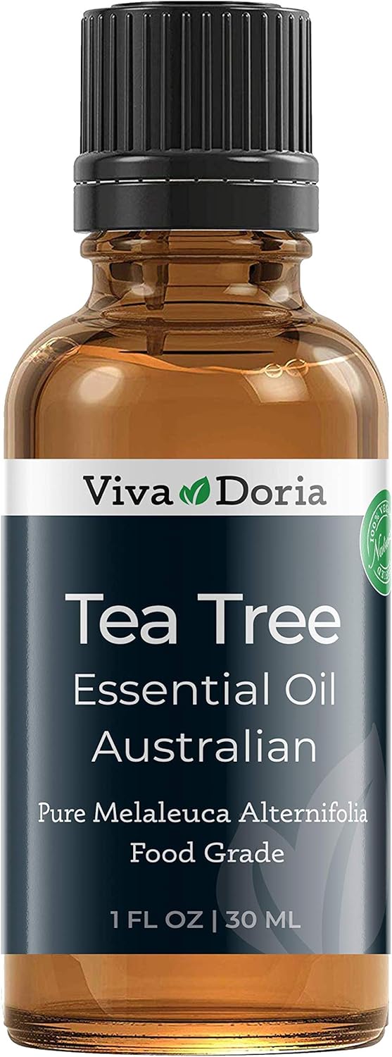 Viva Doria 100% Pure Australian Tea Tree Essential Oil, Undiluted, Food Grade, 30 Ml (1 Fluid Ounce)