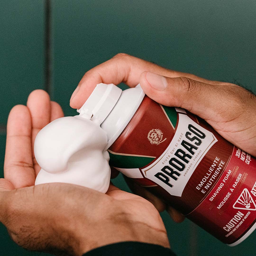 Proraso Shaving Foam, Moisturizing And Nourishing For Coarse Beards, 10.6 Oz : Beauty & Personal Care
