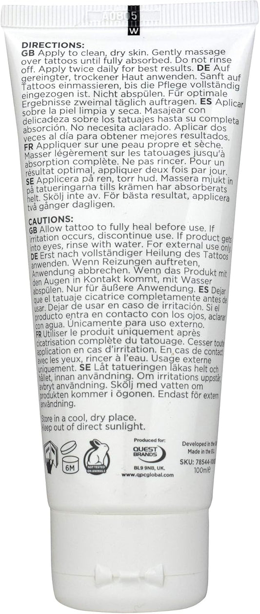 Ink'D Tattoo Care - Hydrating, Nourishing, Protection - Serum, Oil, Moisturiser (Moisturiser)