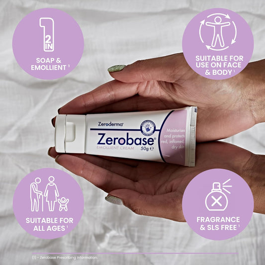 Zerobase Emollient Cream 50G 1'S