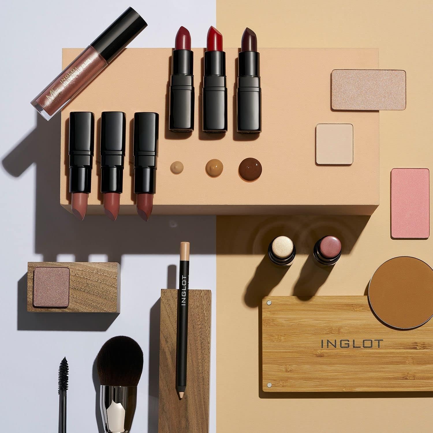 Inglot Freedom System, Box And Makeup Holder (1 Round Gloss) - 30 G