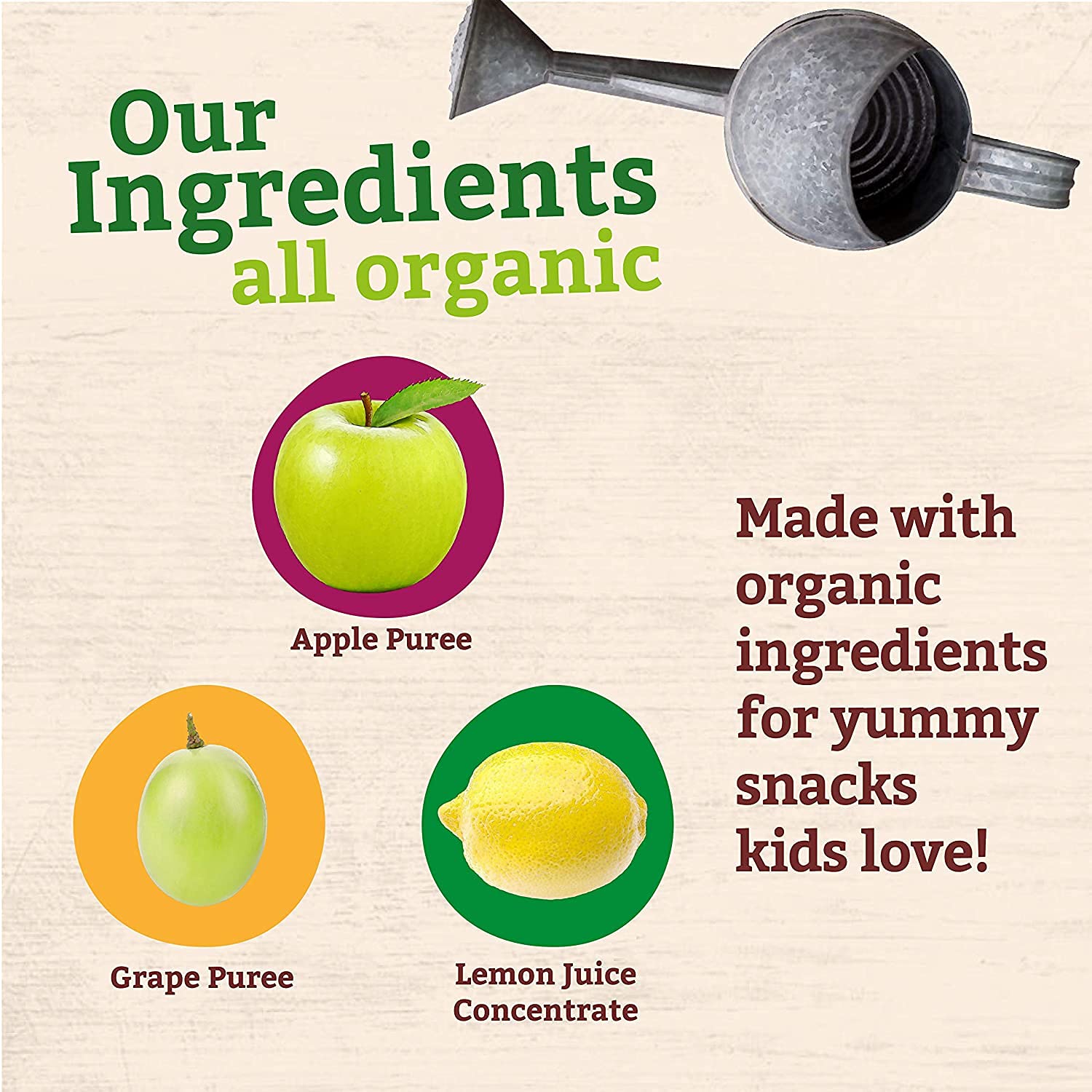 Peter Rabbit Organics Puree Fruit Apple Grape, 4 Oz (Pack Of 2)