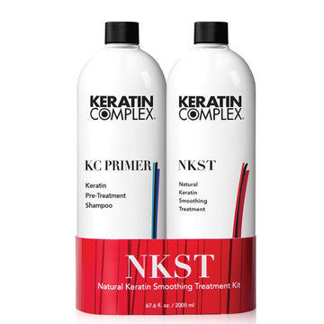 Keratin Complex Nkst Natural Keratin Smoothing Treatment Kit, 67.6 Oz/ 2000Ml