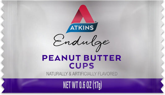 Atkins Endulge Peanut Butter Cups, Dessert Favorite, Low Carb, 0G Sugar, 60 Count