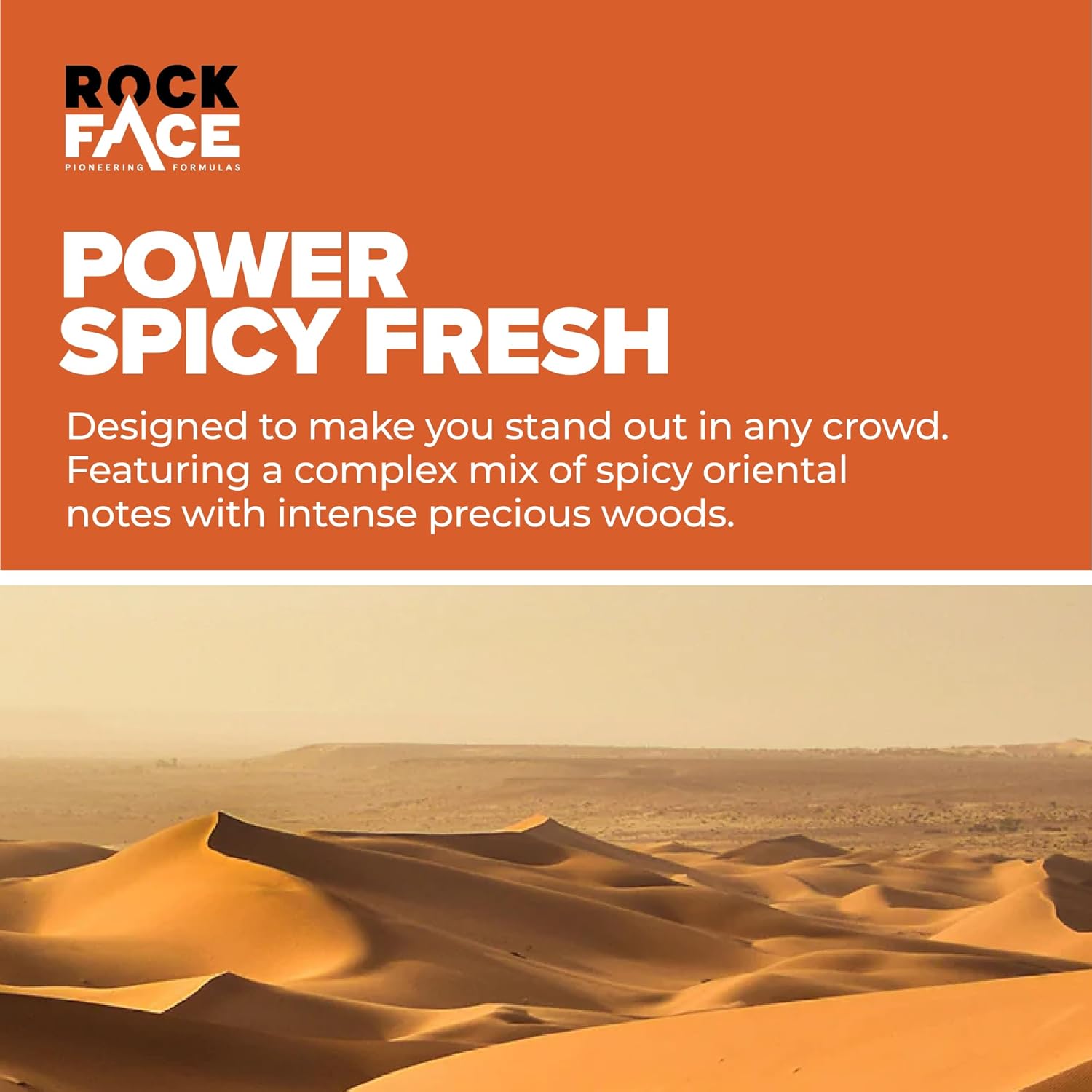 Rock Face Antiperspirant Deodorant for Men - Power Spicy Oriental Scent, 200ml Spray, 48 Hour Protection, Non-Staining, Multipack of 6 : Amazon.co.uk: Beauty