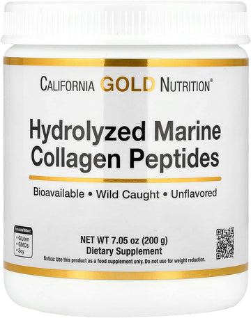 Collagen Peptides Powder With Hyaluronic Acid, Support For Healthy Hair, Skin, Nails, Joints And Bones, Non-Gmo, Gluten And Dairy Free, Unflavored, 7.05 Oz (200 G)