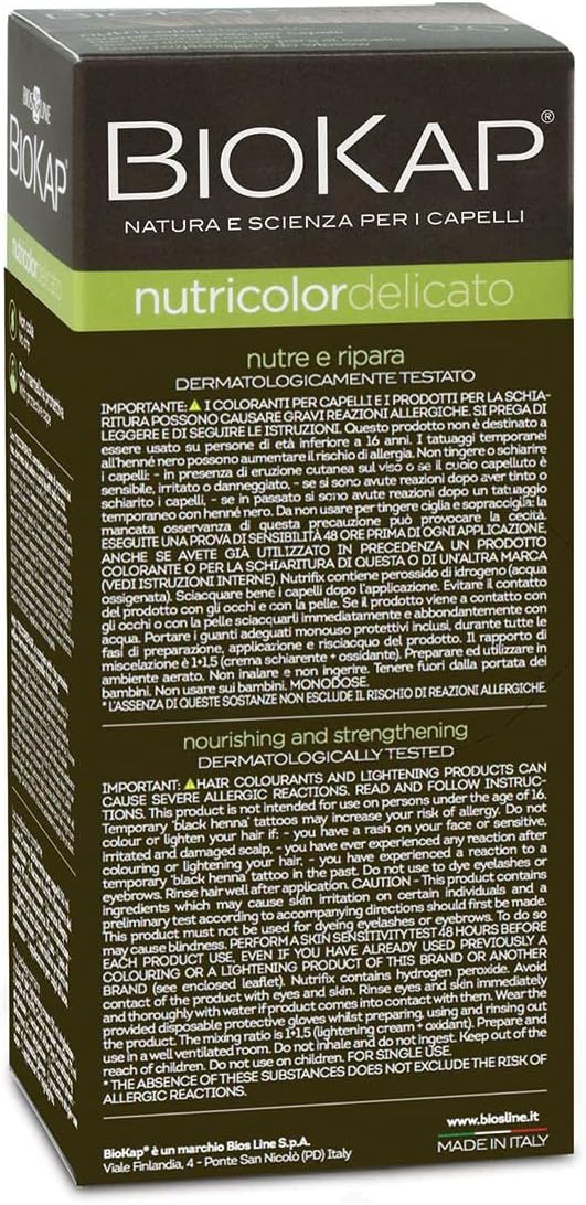 Biokap Hair Lightening Cream 0.0 145Ml, Permanent, Vegan & Natural Nourishing Formula Suitable For Sensitive Skin
