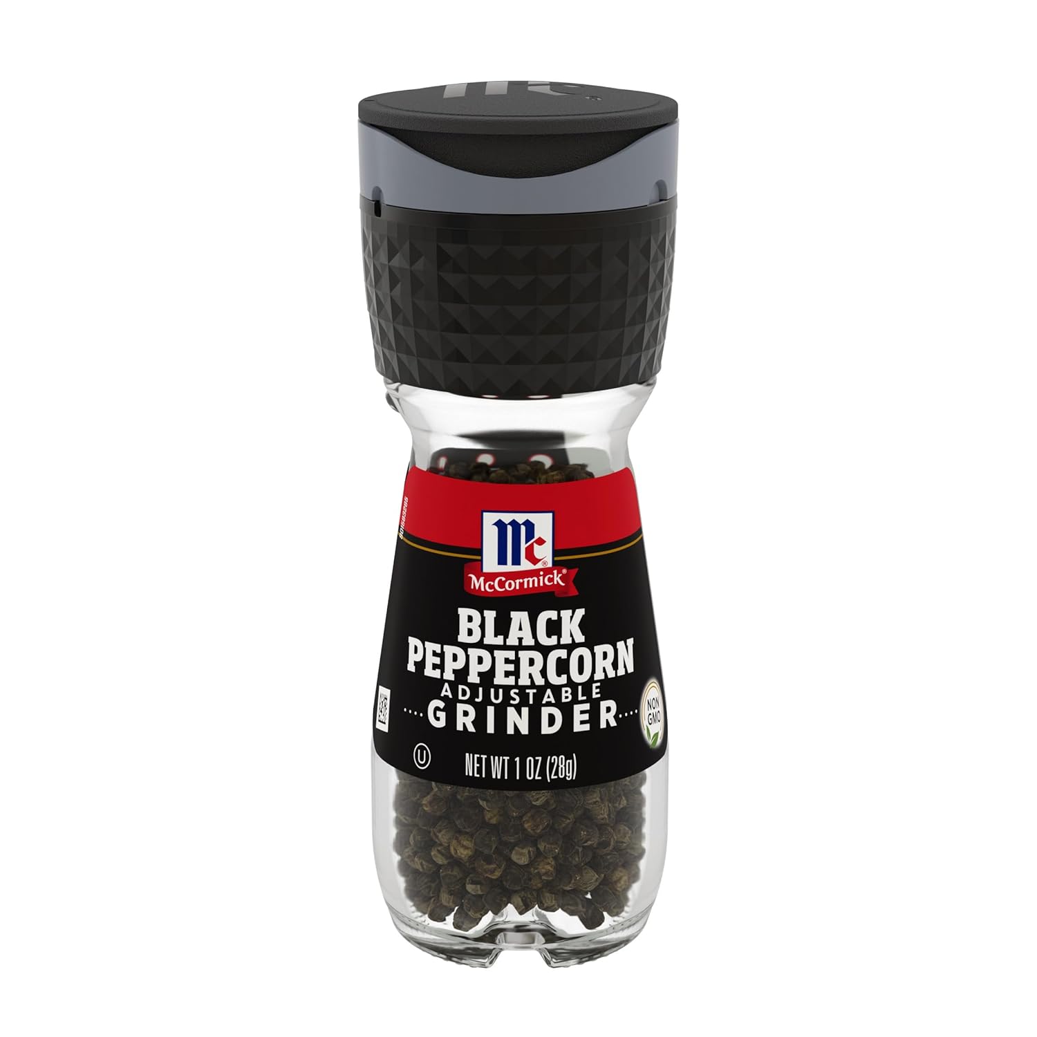 McCormick Black Peppercorn Grinder, 1 oz (Pack of 6)