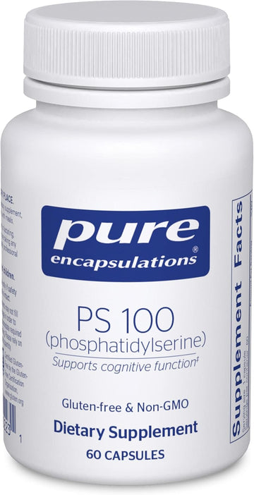 Pure Encapsulations Ps 100 | Phosphatidylserine Amino Acid Supplement For Brain And Memory* | 60 Capsules