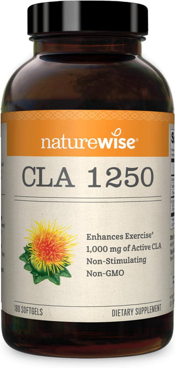 NatureWise CLA 1250 Support Exercise Naturally (2-Month Supply), Suppo