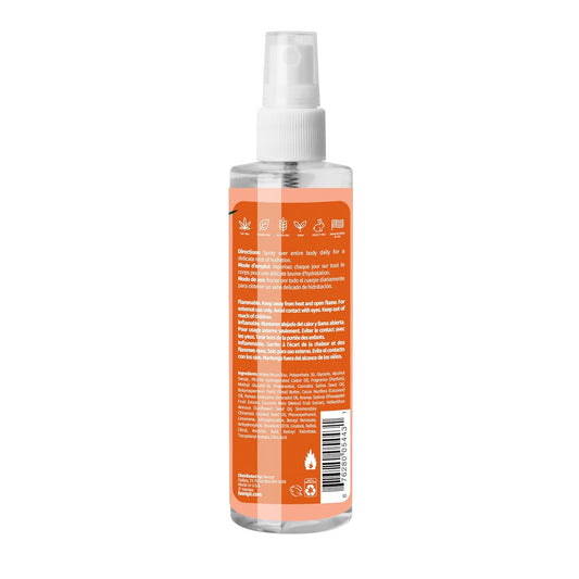 Hempz Body Mist Moisturizing Oil Spray - Sweet Pineapple & Honey Melon Refreshing Scent Hydrating 100% Hemp Seed Oil Spray For Face & Body, 4.22 Fluid Ounces
