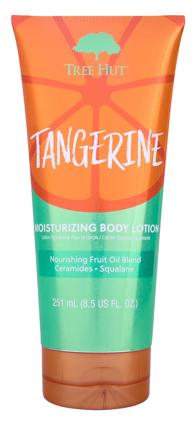 Tree Hut Tangerine Moisturizing Body Lotion | Ceramide And Squalene Formula Helps Protect Skin | Long-Lasting Hydration Leaves Skin Feeling Soft & Moisturized | 8.5 Fl Oz