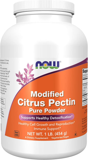 NOW Supplements, Modified Citrus Pectin Powder, Supports Healthy Detoxification*, 1-