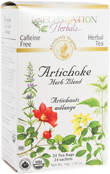 Celebration Herbals Artichoke Blend Organic 24 Bag, 0.02 Pound
