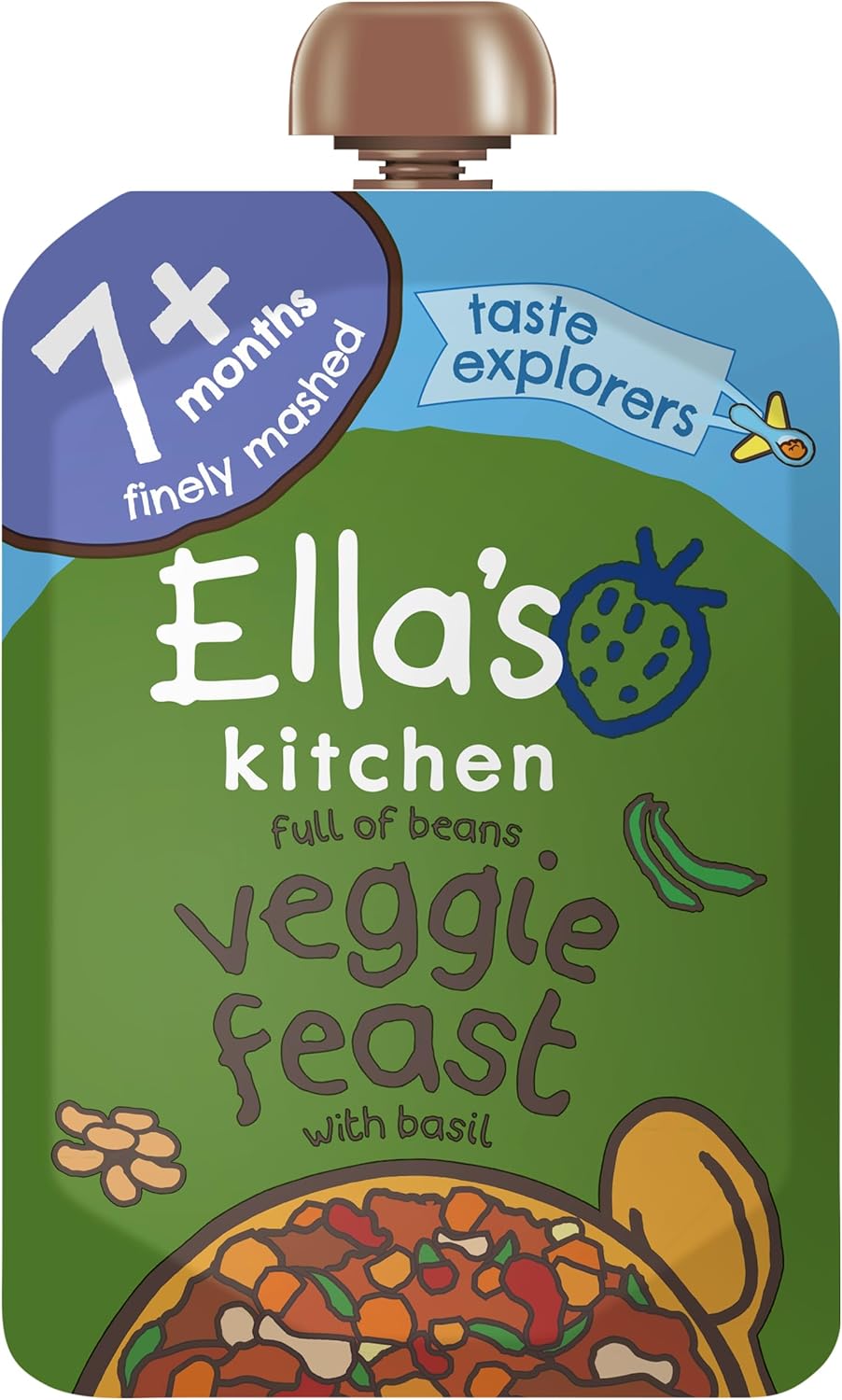 Ella'S Kitchen Stage 2 From 7 Months Organic Spaghetti Bolognese 130 G (Pack Of 6)