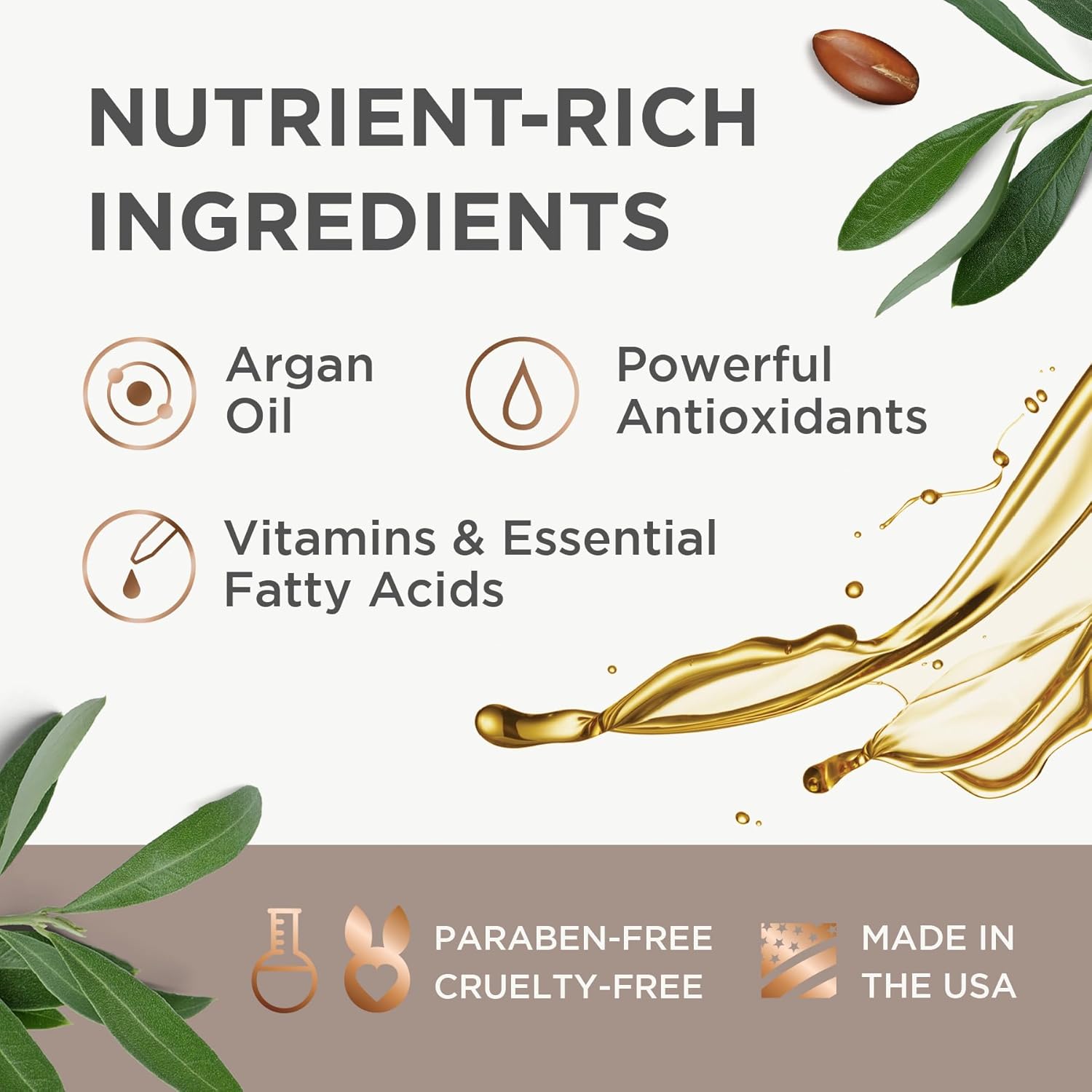 Argan Magic Nourishing Body Oil With Argan & Almond Oil | Intense Hydration, Softens & Radiates | Made In Usa, Paraben Free, Cruelty Free (6 Fl Oz) : Beauty & Personal Care