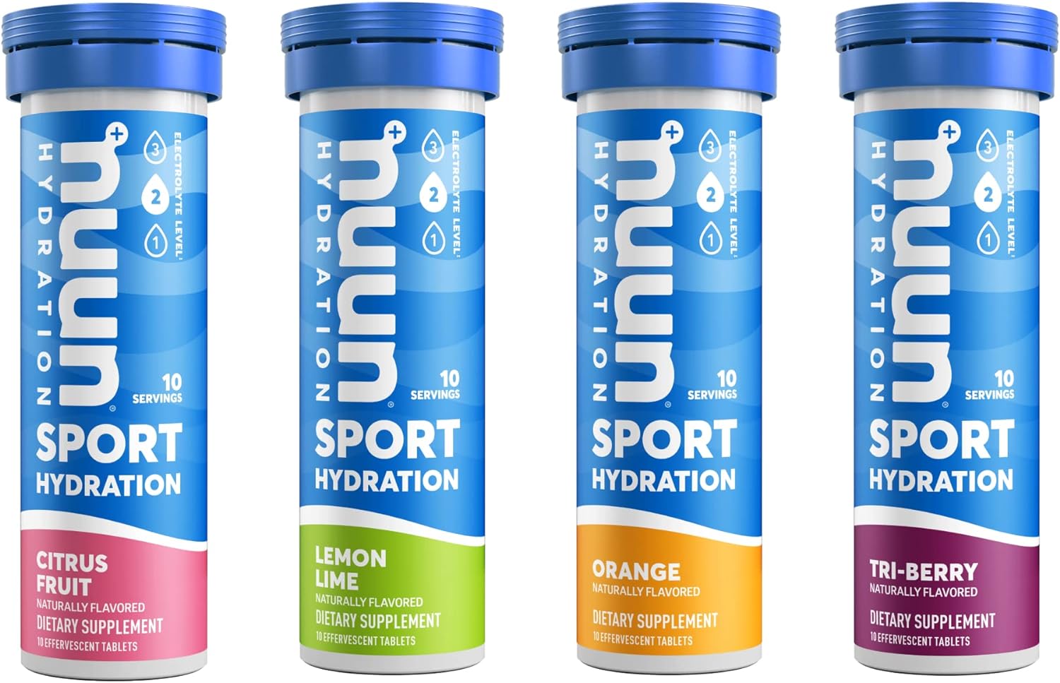 Nuun Sport Electrolyte Tablets for Proactive Hydration, Mixed Citrus B