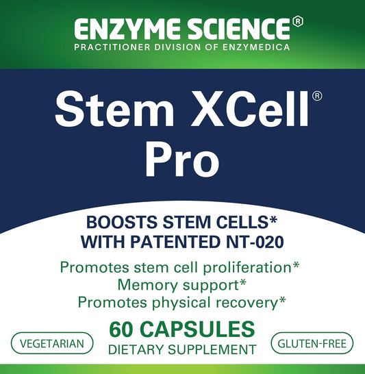 Stem Xcell Pro, Antioxidant Support For Cellular & Immune Health, Stem Cell Health Supplement, 60 Capsules
