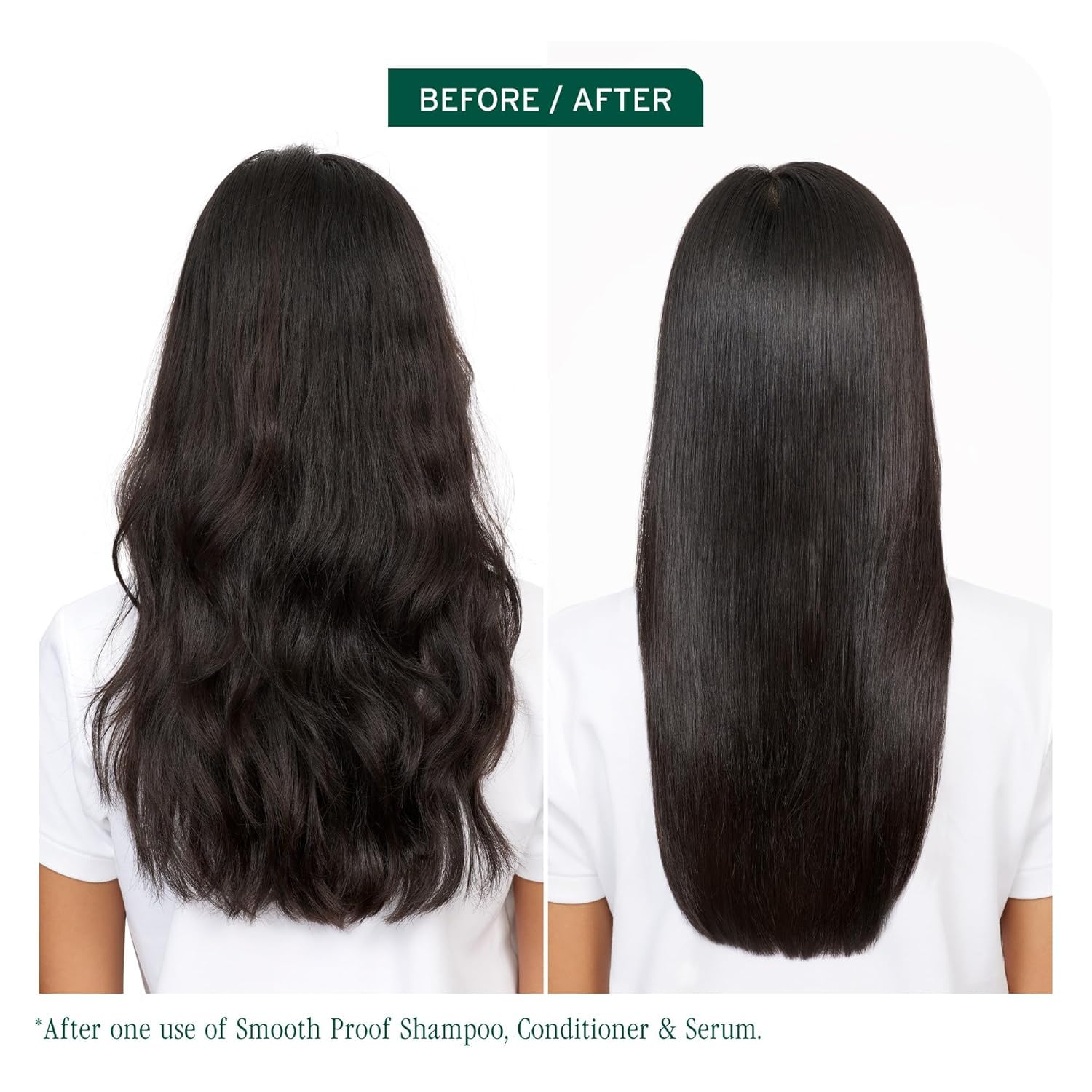 Biolage Smooth Proof Shampoo - Gently Cleanses, Nourishes & Tames Frizz, For Frizzy Hair, Infused With Micro-Dosed With Camellia Oil & Glycerin, Vegan & Paraben-Free, 33.8 Fl Oz, Packaging May Vary
