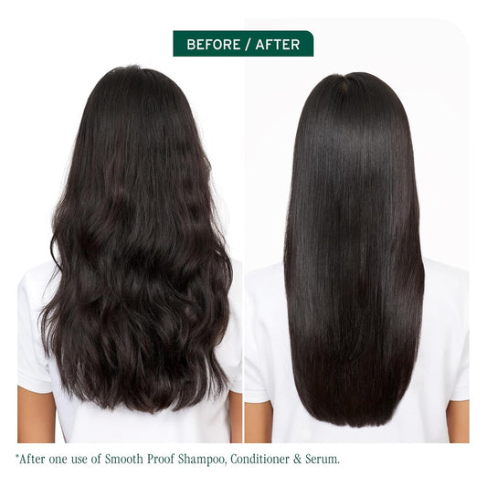 Biolage Smooth Proof Shampoo - Gently Cleanses, Nourishes & Tames Frizz, For Frizzy Hair, Infused With Micro-Dosed With Camellia Oil & Glycerin, Vegan & Paraben-Free, 33.8 Fl Oz, Packaging May Vary