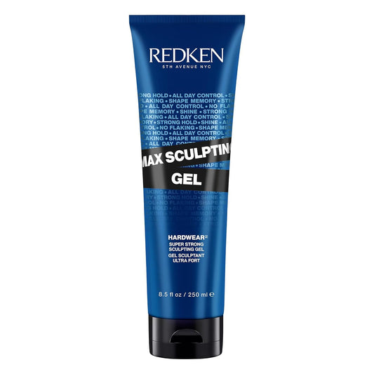 Redken Max Sculpting Gel | For All Hair Types | Provides Body & High Shine Finish | Long-Lasting Shape Styling | Flake-Free Control & Added Thickness | Maximum Hold | 8.8 Oz : Redken: Beauty & Personal Care