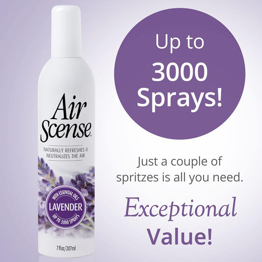 Citra Solv Air Scense Essential Oil Air Freshener - Lavender Scent - Non-Aerosol - 7 Ounce Refreshing, Long-Lasting Scent Eco-Friendly Exceptional Value