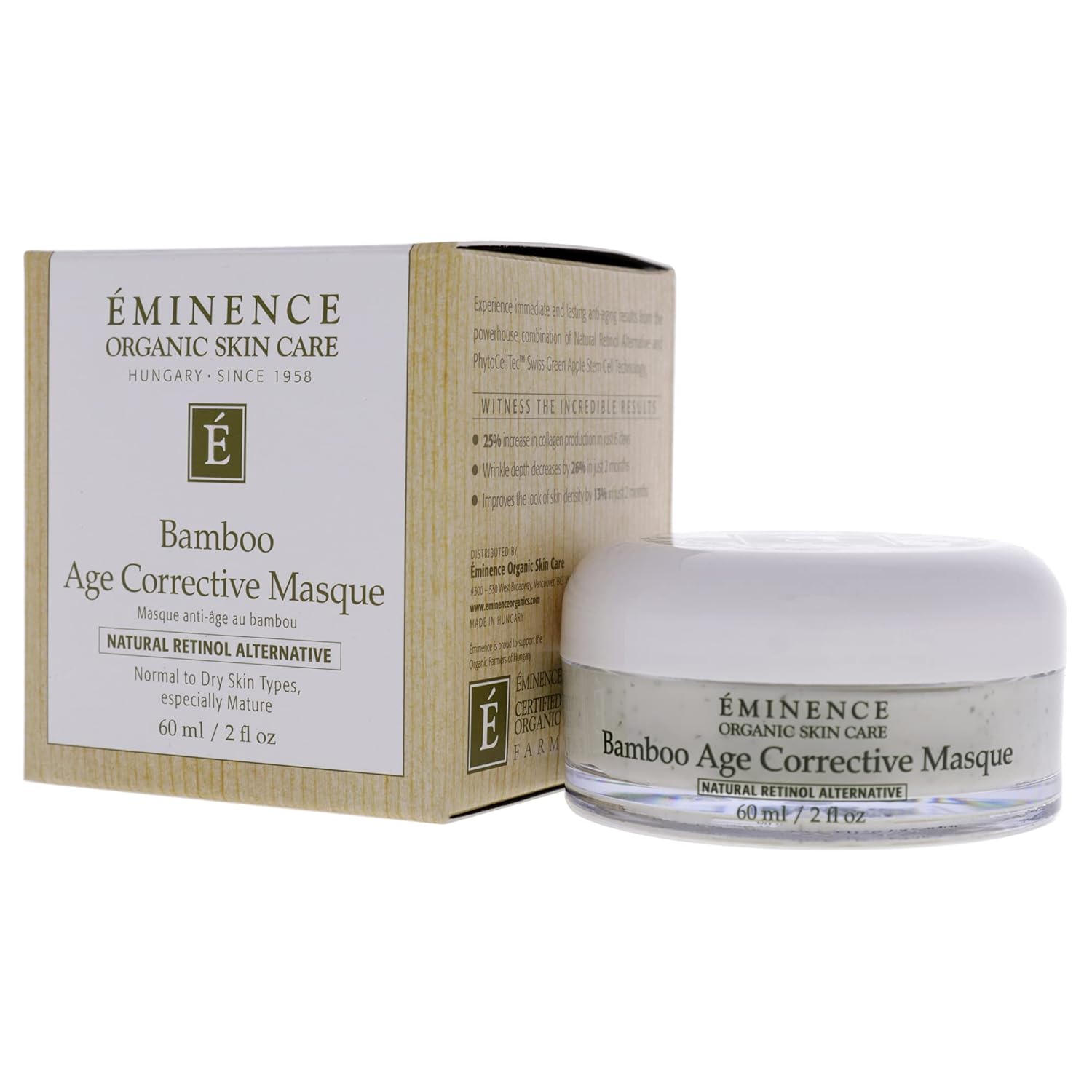 Eminence Bamboo Age Corrective Masque For Women - 2 Oz Mask : Beauty & Personal Care