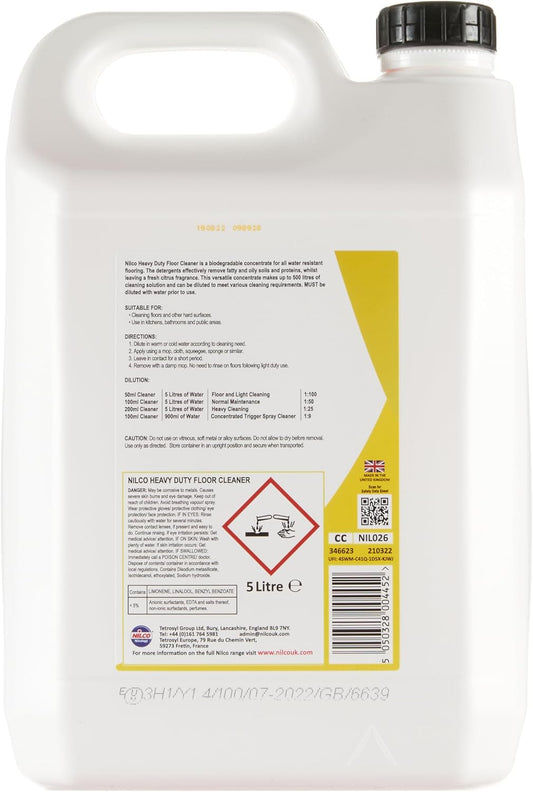 Nilco C4 Heavy Duty Floor Cleaner 5L - Svtn5Ngcbcp