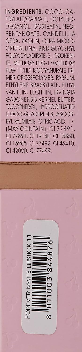Naj-Oleari Forever Matte Lipstick Make-Up Face Woman 03 Papaya