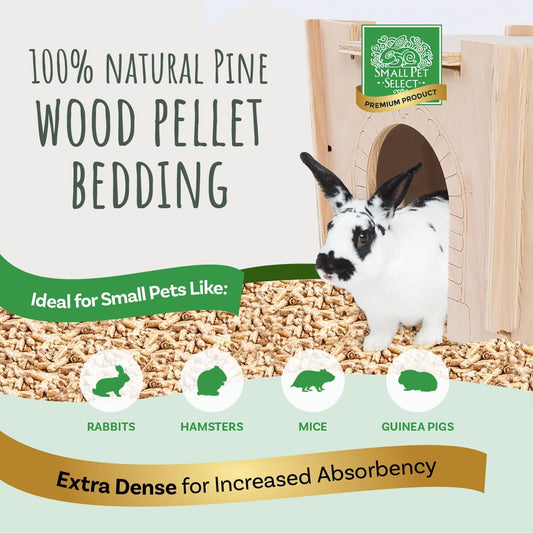 Small Pet Select All Natural Pellet Bedding, 8 Lb