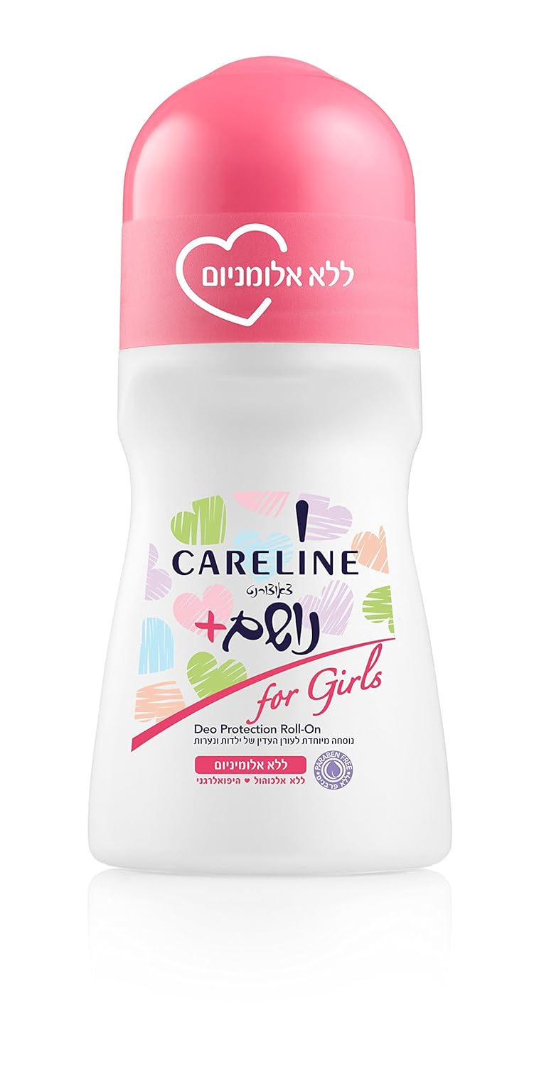 Careline Breathe Girls Roll On Deodorant Paraben, Aluminum, Alcohol Free, Hypoallergenic, 75Ml : Beauty & Personal Care