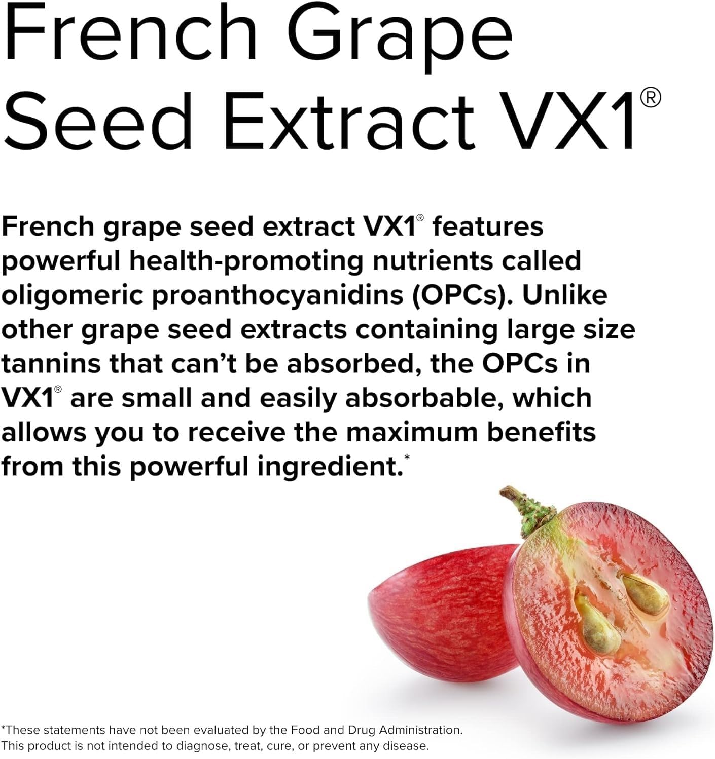 Terry Naturally Clinical OPC Extra Strength - 60 Softgels - French Grape Seed Extract Supplement - Non-GMO, Gluten Free - 60 Servings : Health & Household