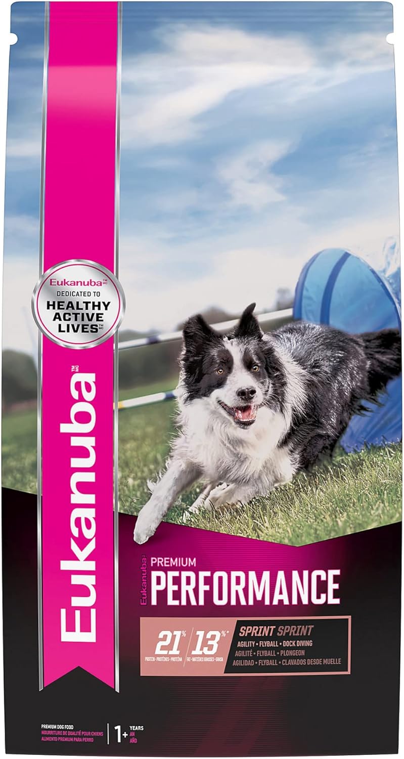 Eukanuba Premium Performance 21/13 Sprint Adult Dry Dog Food, 4.5 Lb. Bag