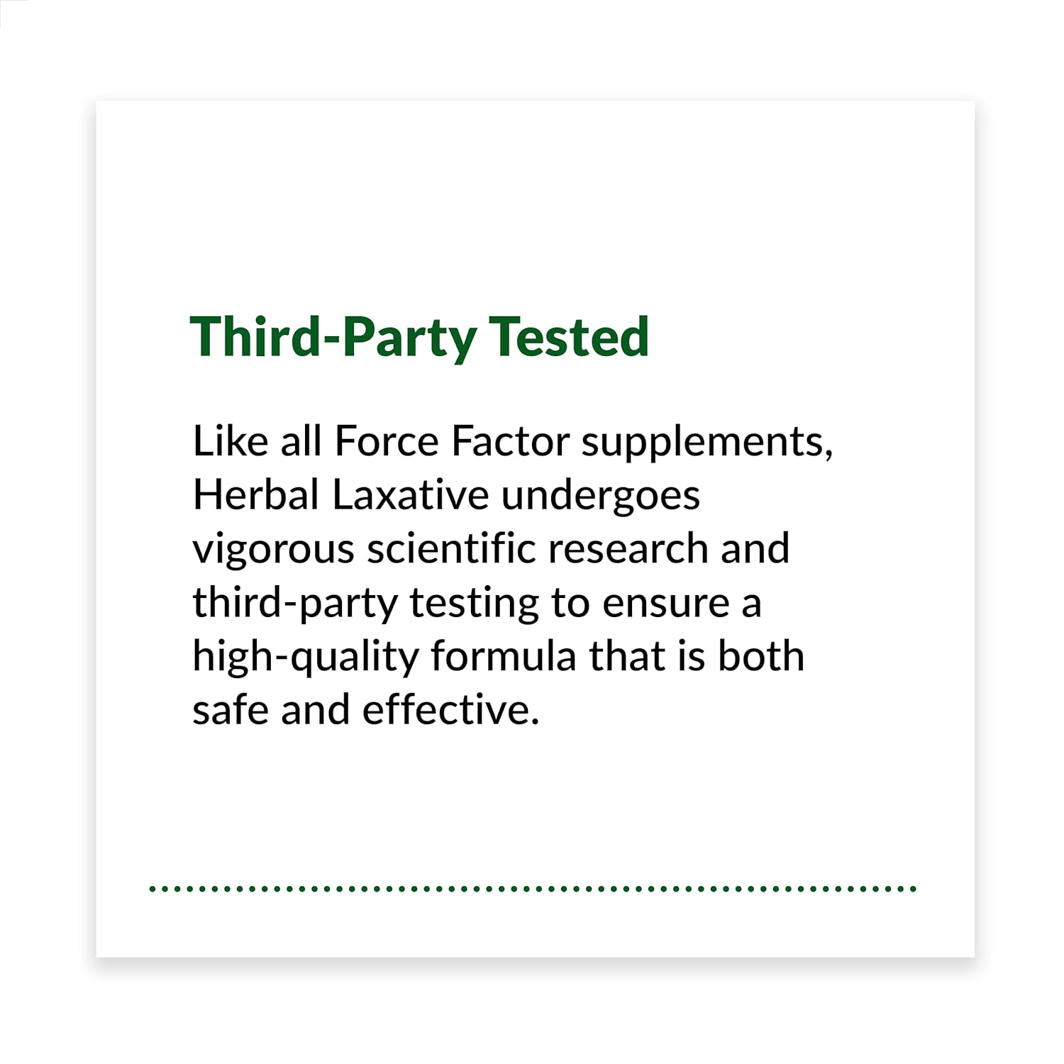 FORCE FACTOR Herbal Laxative for Constipation Relief for Adults, Digestion Supplement Made with Senna to Cleanse, Detox, and Soothe, Laxatives for Constipation for Women and Men, 250 Tablets : Health & Household