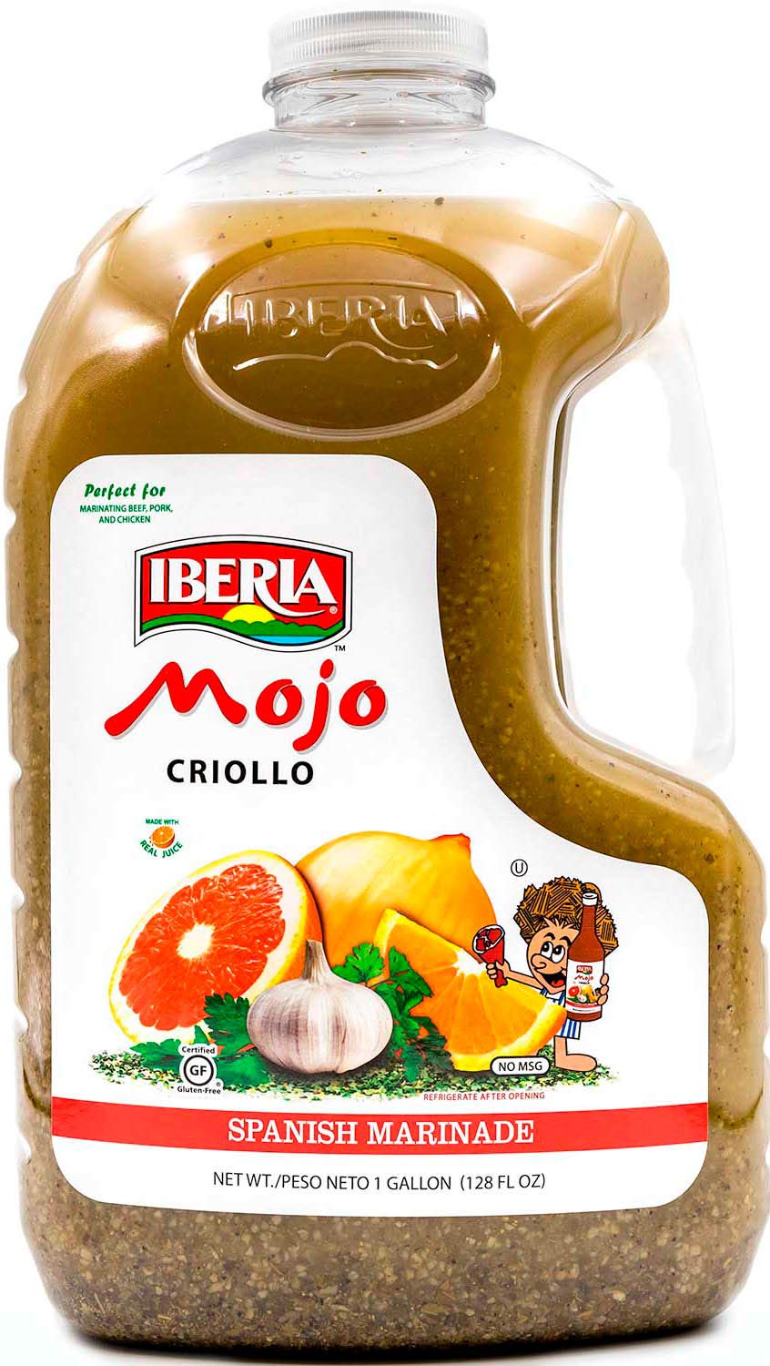 Iberia Mojo Criollo, 1 Gallon Spanish Marinade Perfect For Marinating Chicken, Beef & Pork, Made With Real Orange Juice, 128 Fl Oz