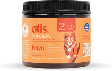 Soft Chew Multivitamin For Dogs - Mobility Focus | Joint Support And Cartilage Supplement For Dogs, Glucosamine Hcl, Chondroitin Sulfate, And Curcumin | Otis Healthy Dog Treats | 90 Counts, 9.52 Oz