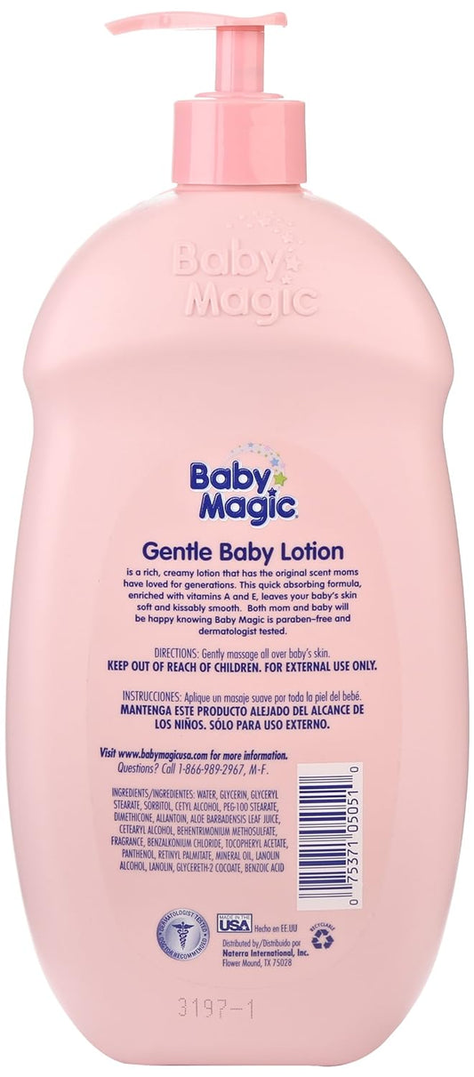 Baby Magic Gentle Baby Lotion, Original Baby Scent, 30 Ounces